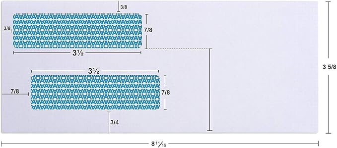 Aimoh #8 Double Window Self Seal Security Envelopes - Image 3