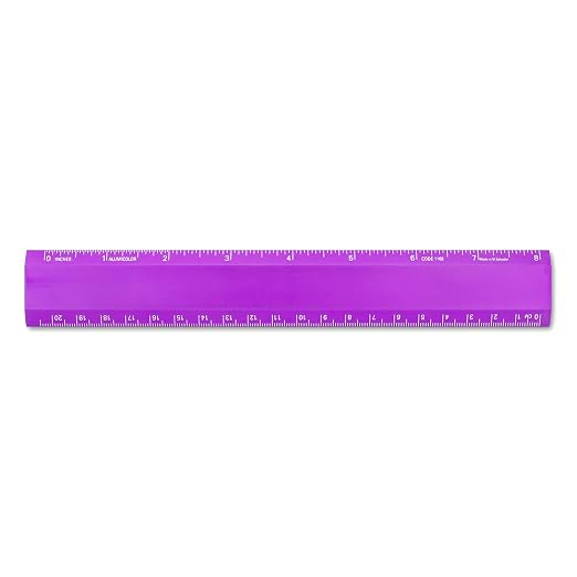 Alumicolor Aluminum Desk Ruler by Alumicolor