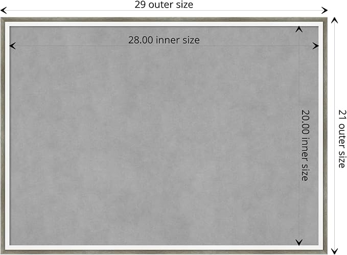 Amanti Art Silver Framed Magnetic Board 21x29 Medium Vision Board - Image 4