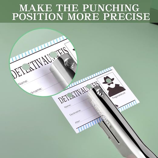 Heavy Duty Hole Punch 1/8 Inch, Single Hole Punch Heavy Duty 2 Inch Reach Deep - Image 6