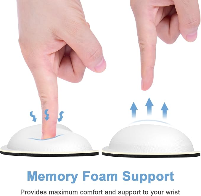 Dapesuom Mouse Wrist Rest, Ergonomic Memory Foam Mouse Wrist - Image 4
