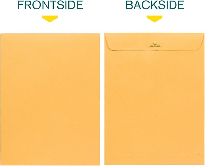 EnDoc 9 1/2 x 12 1/2 Clasp Envelopes - Image 3