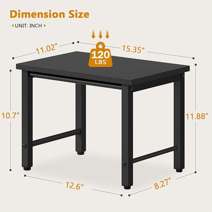 Gewudraw Printer Stand-Desktop Shelf Storage Organizer - Image 2