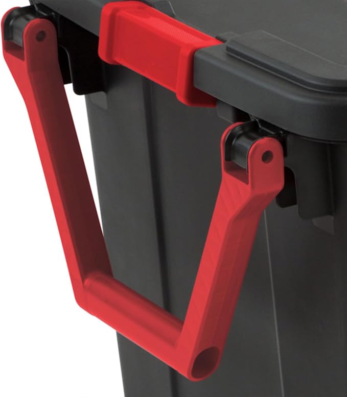 Sterilite 8-Pack Industrial Tote, Heavy-Duty Storage Bins w/Lids and Wheels - Image 9