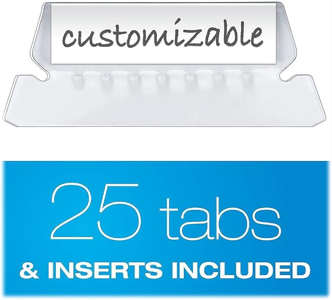 Pendaflex Hanging File Folders, Letter Size, 1/5-Cut Adjustable Tabs, 25 Per Box - Image 6