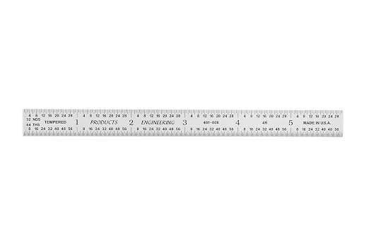 PEC Tools 6" Metal Ruler, Flexible Stainless Steel, 4R Graduation, Trusted by - Image 4