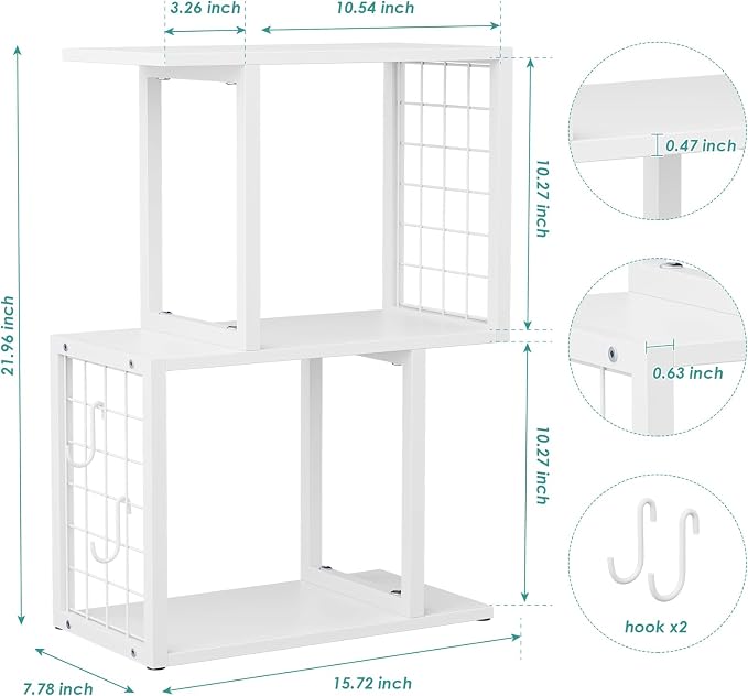 Vfelf Desktop Bookshelf Organizer - Image 3