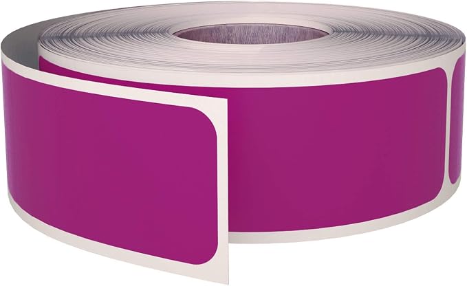 Color Stickers Self Adhesive 3x1 inch by RoyalGreen