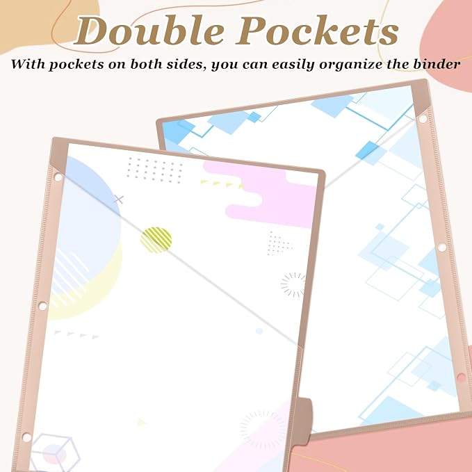 Epakh 12 Pcs Binder Dividers for 3 Rings Binders Index Dividers - Image 3