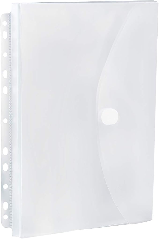 FANWU 10 Pack Expandable Poly Binder Pocket, 3/4-inch Gusset, Letter Size - Image 5