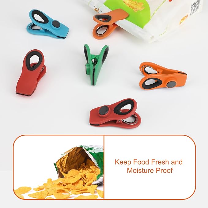 TACGEA Chip Clips, Magnetic Bag Clips - Image 6