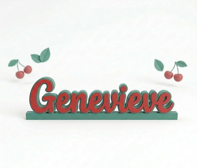Custom 3D Desk Name Plate, Personalized Name Sign - Image 9