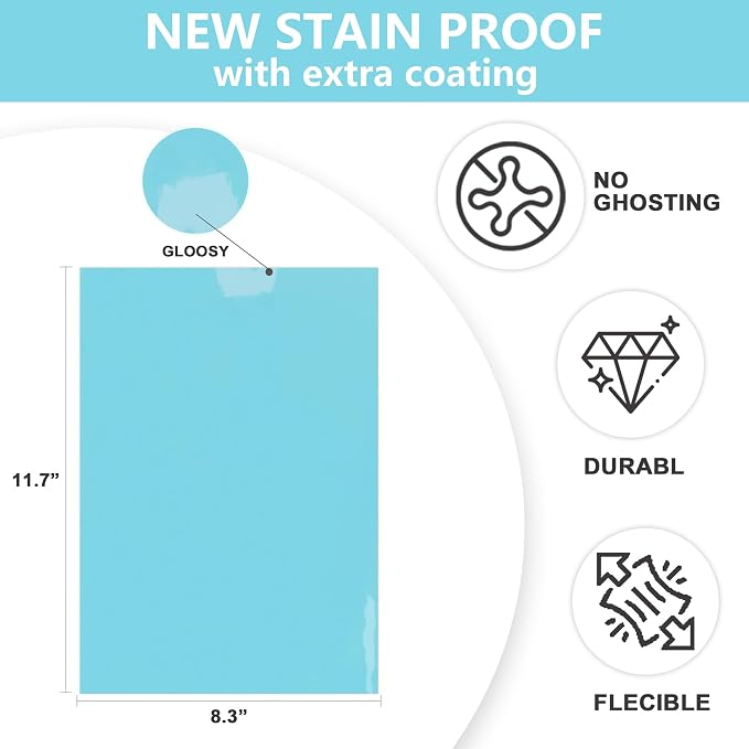 Dry Erase Board Sticker- Whiteboard Stickers-8.3''x11.7'' Removable Dry Erase - Image 2