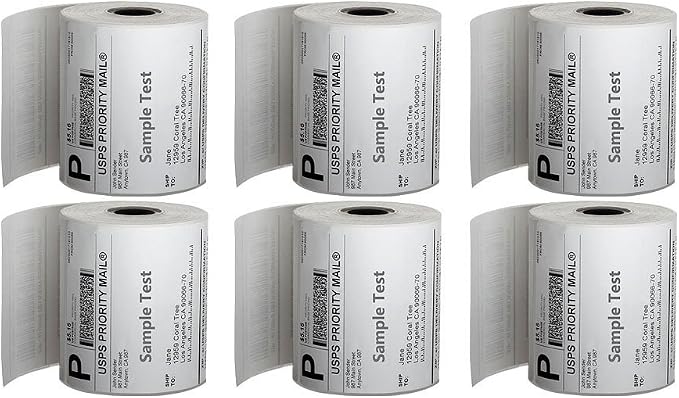 MFLABEL 4x6 Direct Thermal Shipping Labels by MFLABEL
