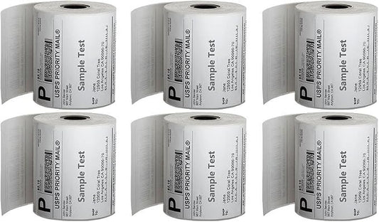 MFLABEL 4x6 Direct Thermal Shipping Labels by MFLABEL