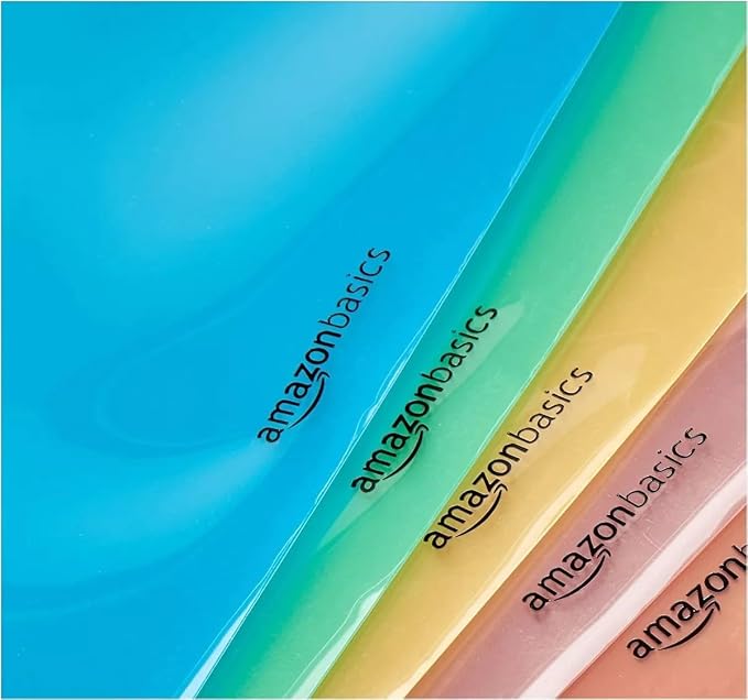 Amazon Basics 5-Tab Dividers for 3 Ring Binder, Two Pocket, Letter Size - Image 4