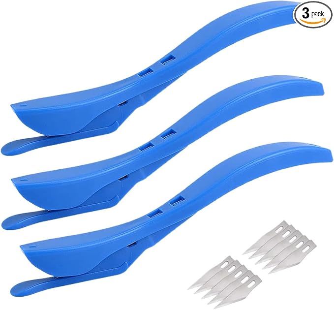 3PCS Wrapping Paper Cutter, Concealed Safety Sliding Cutter, Vinyl Gift Wrap by Unknown