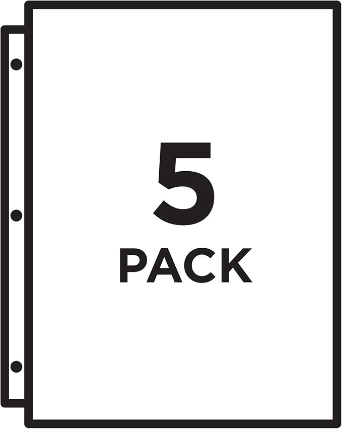 Avery Binder Pockets, 8.5" x 11", 5 Slash Jackets - Image 6
