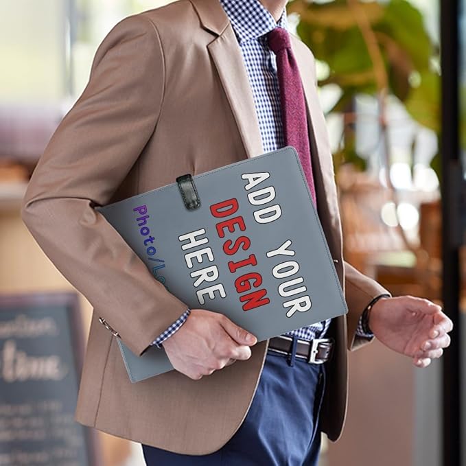 Professional Padfolio with Clipboard, Business Resume Portfolio Folder - Image 3