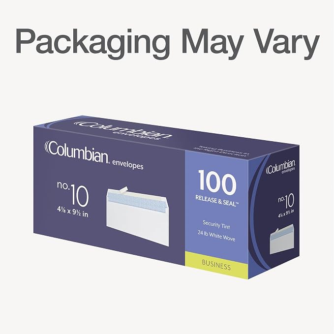 Columbian #10 Security Envelopes, 100 Pack, Self Seal Envelopes - Image 7