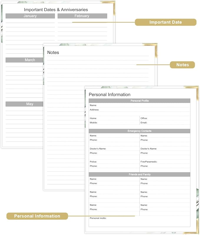 Undated Daily Planner 8.5"x11" - Image 5