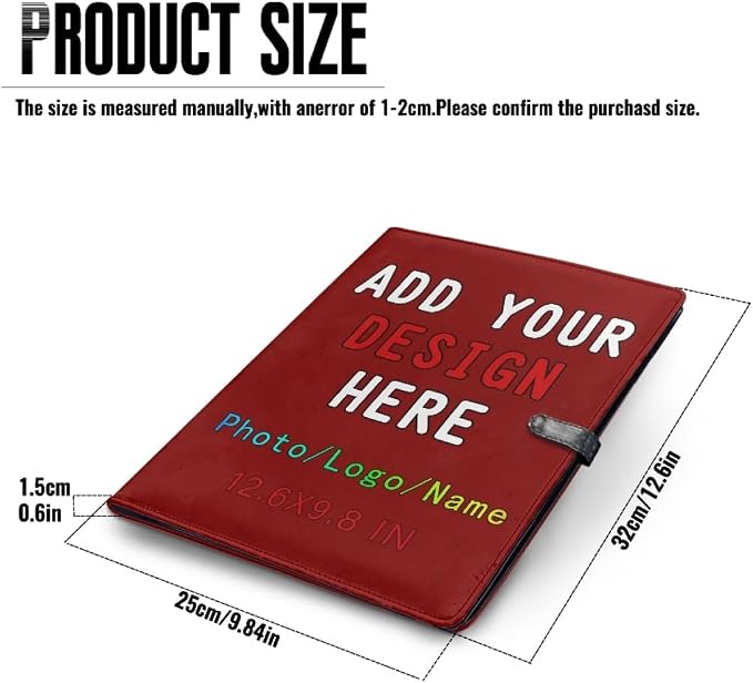 Professional Padfolio with Clipboard, Business Resume Portfolio Folder - Image 4