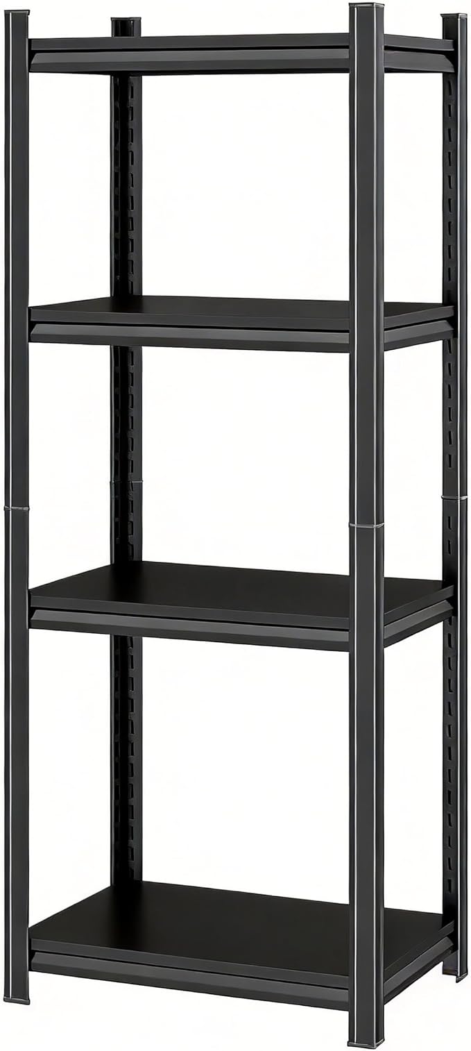 Printer Stand, 19.7"W×13.8"D×54.3"H Metal Shelving 4 Tier Adjustable Storage - Image 9