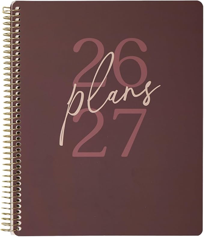 GO BIG Large-Print Planner April 2026–June 2027, 15-Month Twin-Loop-Bound by TheHappyPlanner