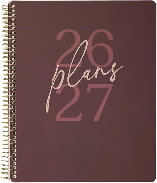 GO BIG Large-Print Planner April 2026–June 2027, 15-Month Twin-Loop-Bound by TheHappyPlanner