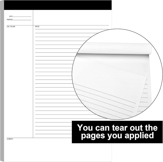 Outus 8 Pack Legal Pads 8.5" x 11.75" 50 Sheets/writing Notepad - Image 5