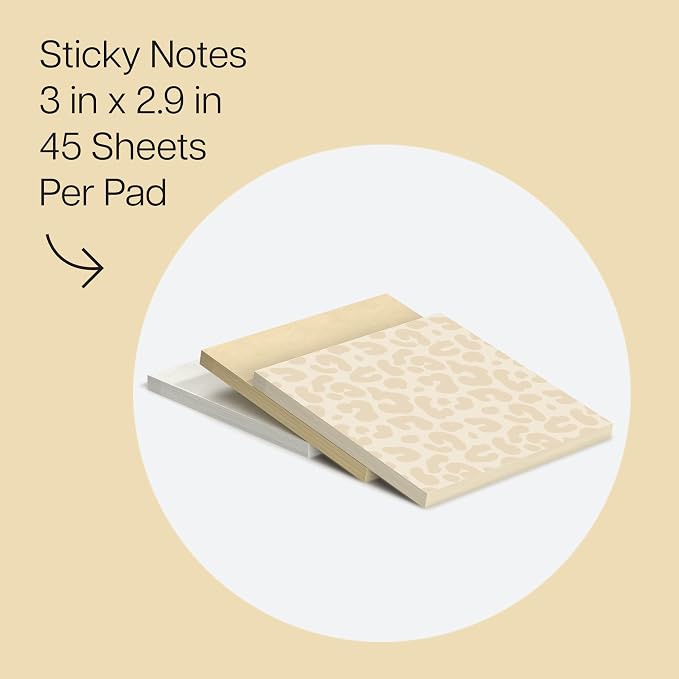 Post-it Polished Patterns, 3 x 3 in, 3 Sticky Notes Pads | Spot On Design - Image 2