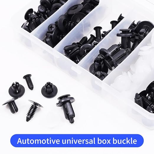 100 PCS Bumper Retainer Clips Car Rivets Fasteners Retainer Kit and 1 Fastener - Image 2
