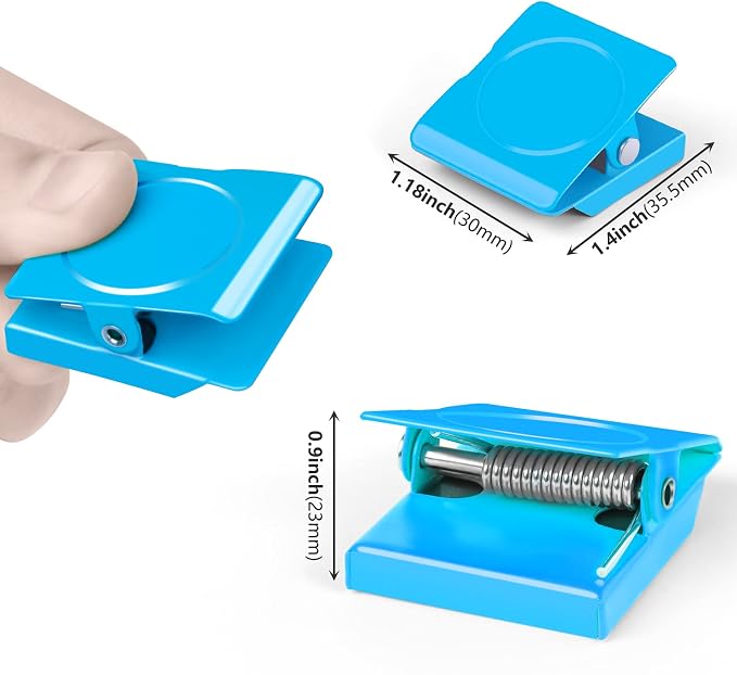 Grtard 6 Pack Magnetic Clips Heavy Duty, Fridge Magnets Clips, Strong Magnets - Image 4
