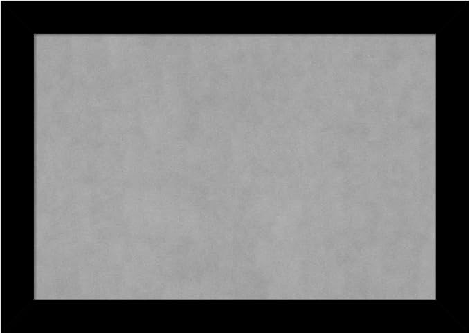 Amanti Art Black Framed Magnetic Board 29x41 Large Vision Board by AmantiArt