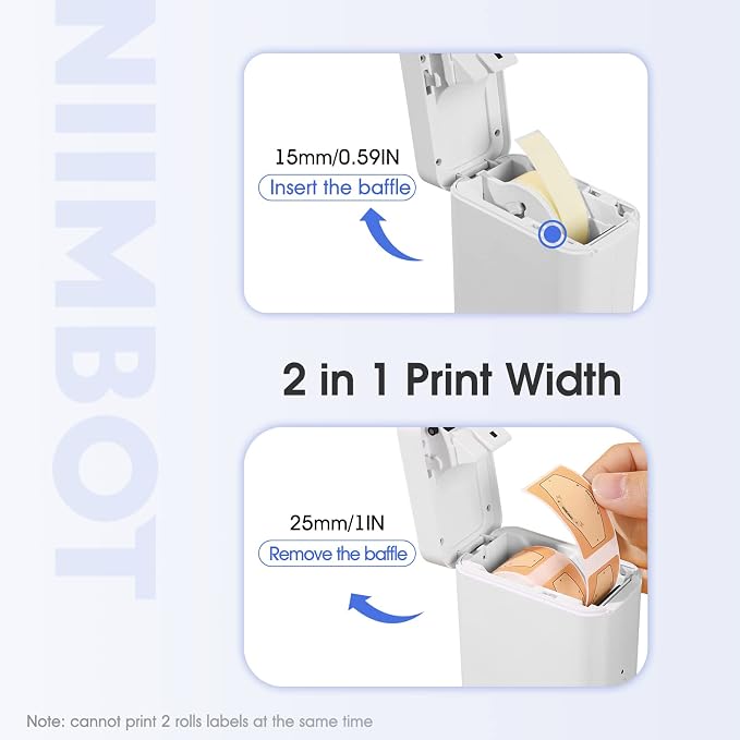 NIIMBOT D101 Label Maker, Handheld Thermal Label Printer - Image 4