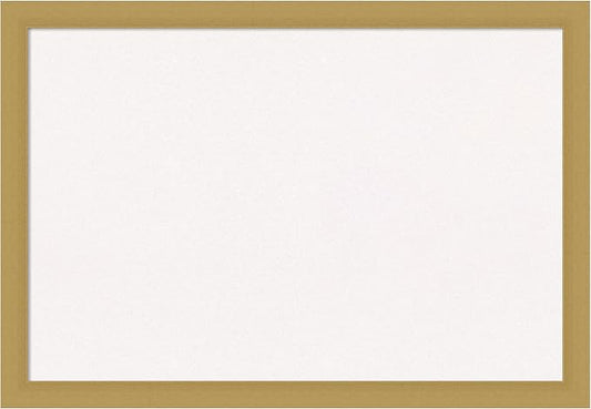 Amanti Art White Cork Board for Wall, 18x26 Vision Board with Gold Frame, Medium Corkboard Office Decor for Home Organization, Casual Corkboard Pinboard to display items for home organization-DeskLoop Office