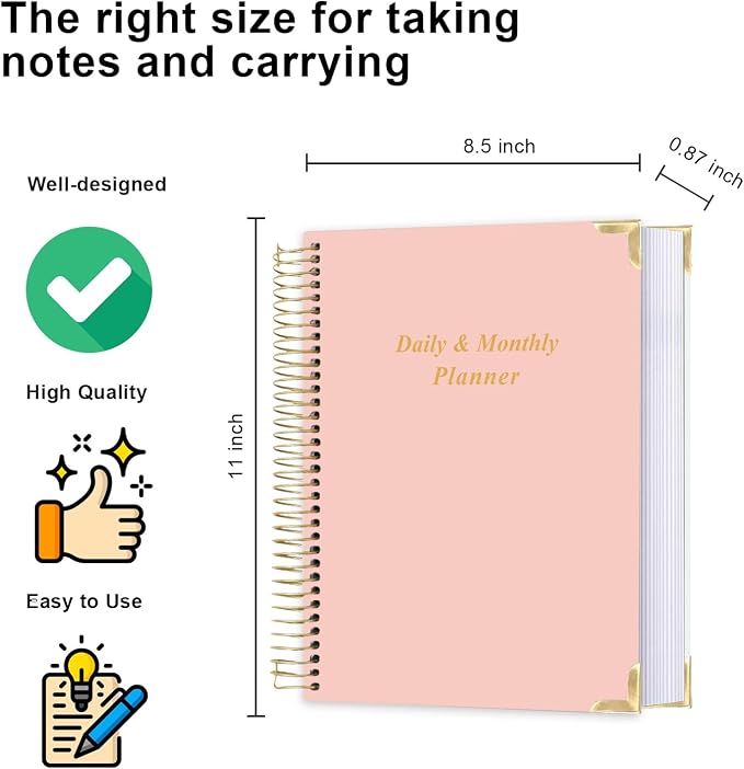 Undated Daily Planner 8.5"x11" - Image 2