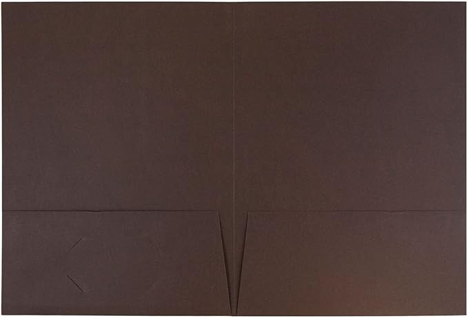 JAM PAPER Two Pocket Textured Linen Presentation Folders - Image 2