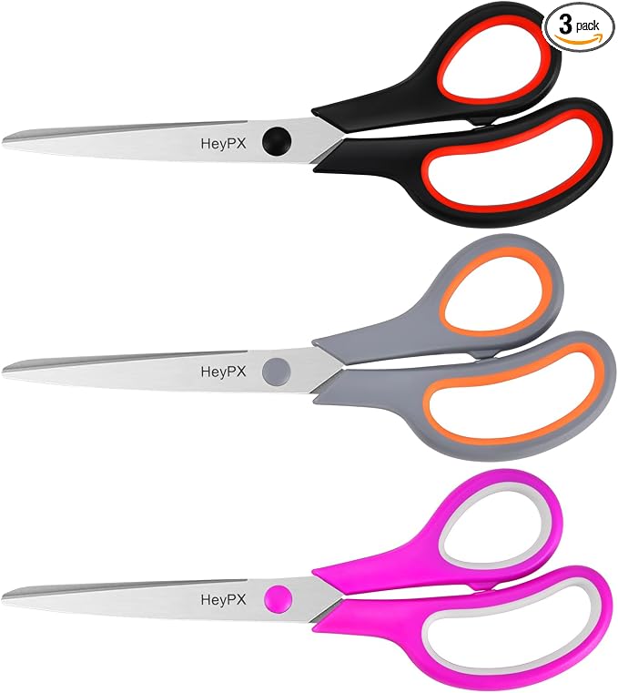 3-Pack 8.5" Ultra Sharp Stainless Steel Scissors by Unknown