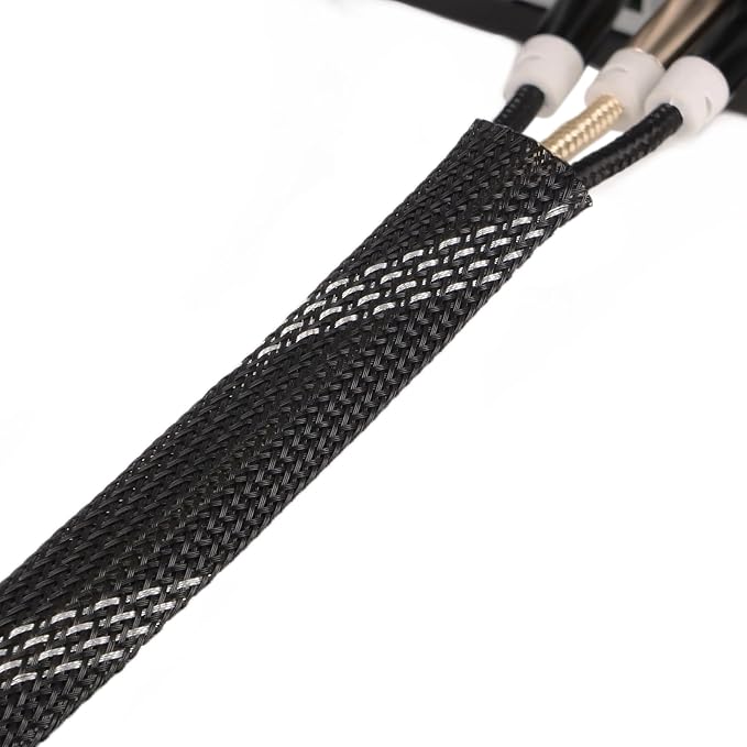 25ft PET Expandable Braided Cable Sleeve 3/8inch Pet Braided Cable Sleeve - Image 8