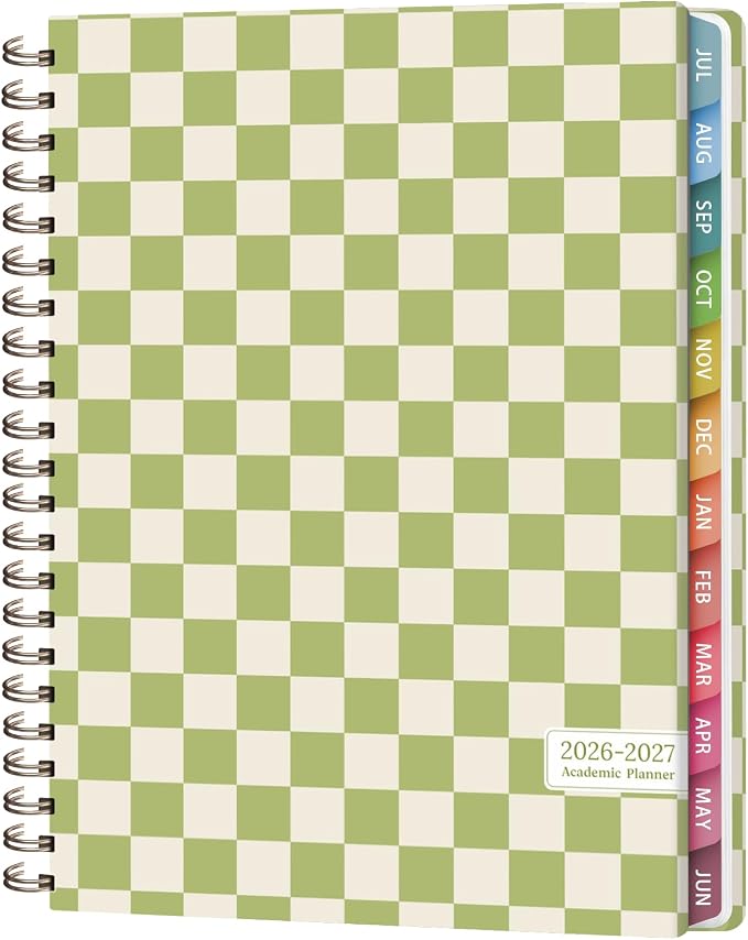 Planner 2026-2027, Weekly and Monthly Academic Planner, July 2026 by VALOME