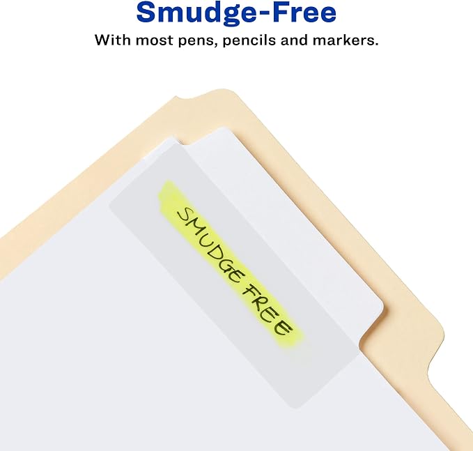 Avery Filing Ultra Tabs, 2-Side Writable, 24 Repositionable File Tabs - Image 4