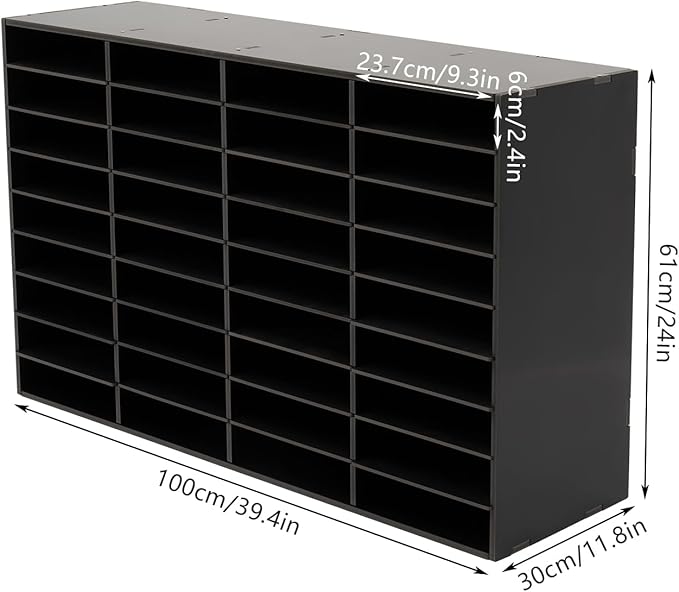 36 Slots Mail Sorters for Office, PVC Literature Organizer - Image 3