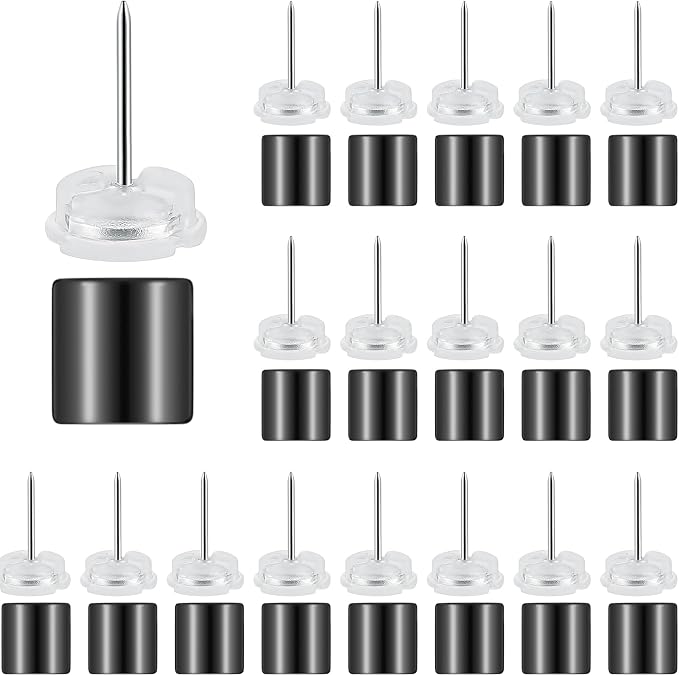 Outus 50 Sets Magnetic Push Pin Magnet Thumb Tack Poster Hanger Thumb Tacks by Outus