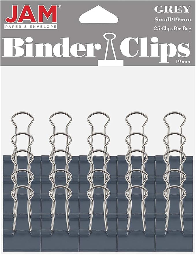 JAM PAPER Colorful Binder Clips - Image 7