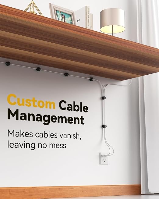 INCHOR Rotatable Cord Organizer 6Pack, Spring Cable Clips - Image 5