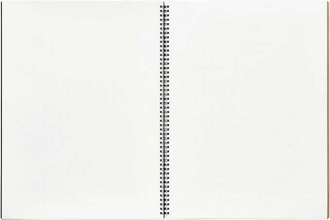 Maruman Mnemosyne Grid Notebook- Horizontal A3 Layout, 12.68" x 16.54" - Image 4
