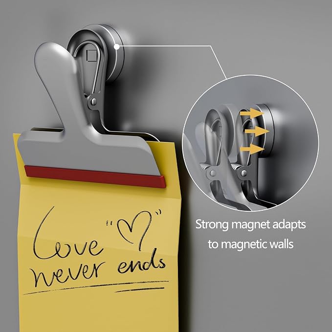 Magnetic Chip Clips, Stainless Steel Chip Bag Clips - Image 4