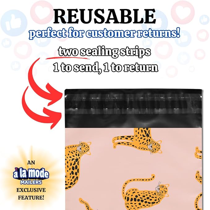Poly Mailers 10x13 100 Pack | Self-Sealing Shipping Bags Envelopes - Image 3