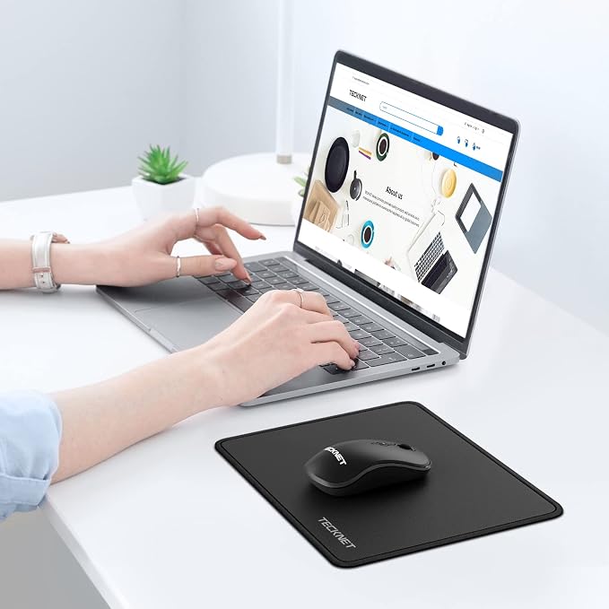 TECKNET Mouse Pad with Anti-fray Stitching, Waterproof Surface & Non-Slip - Image 7